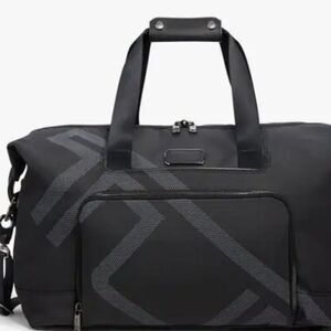 Tumi Alpha Logo Double Expansion Travel Satchel